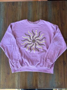 Women’s Madewell Sun Graphic Sweatshirt Organic Cotton Top Large